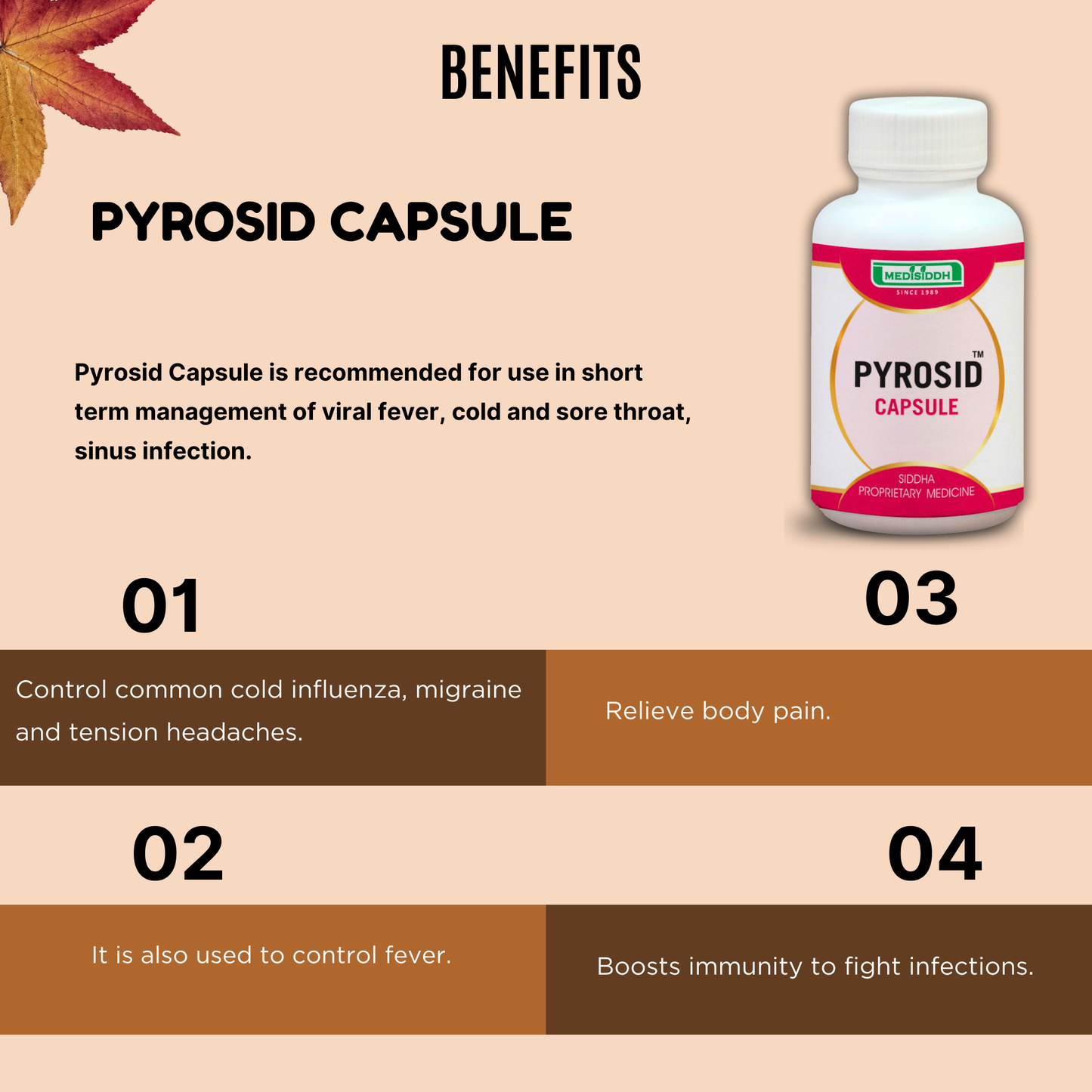 Pyrosid capsule