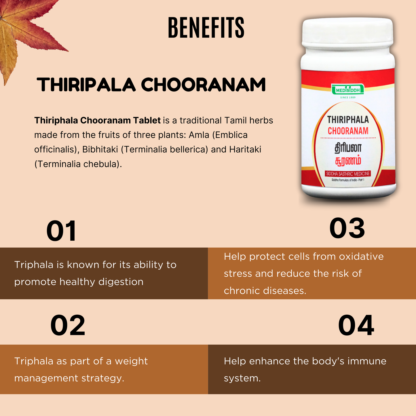 Thiriphala Chooranam / Indian gooseberry powder