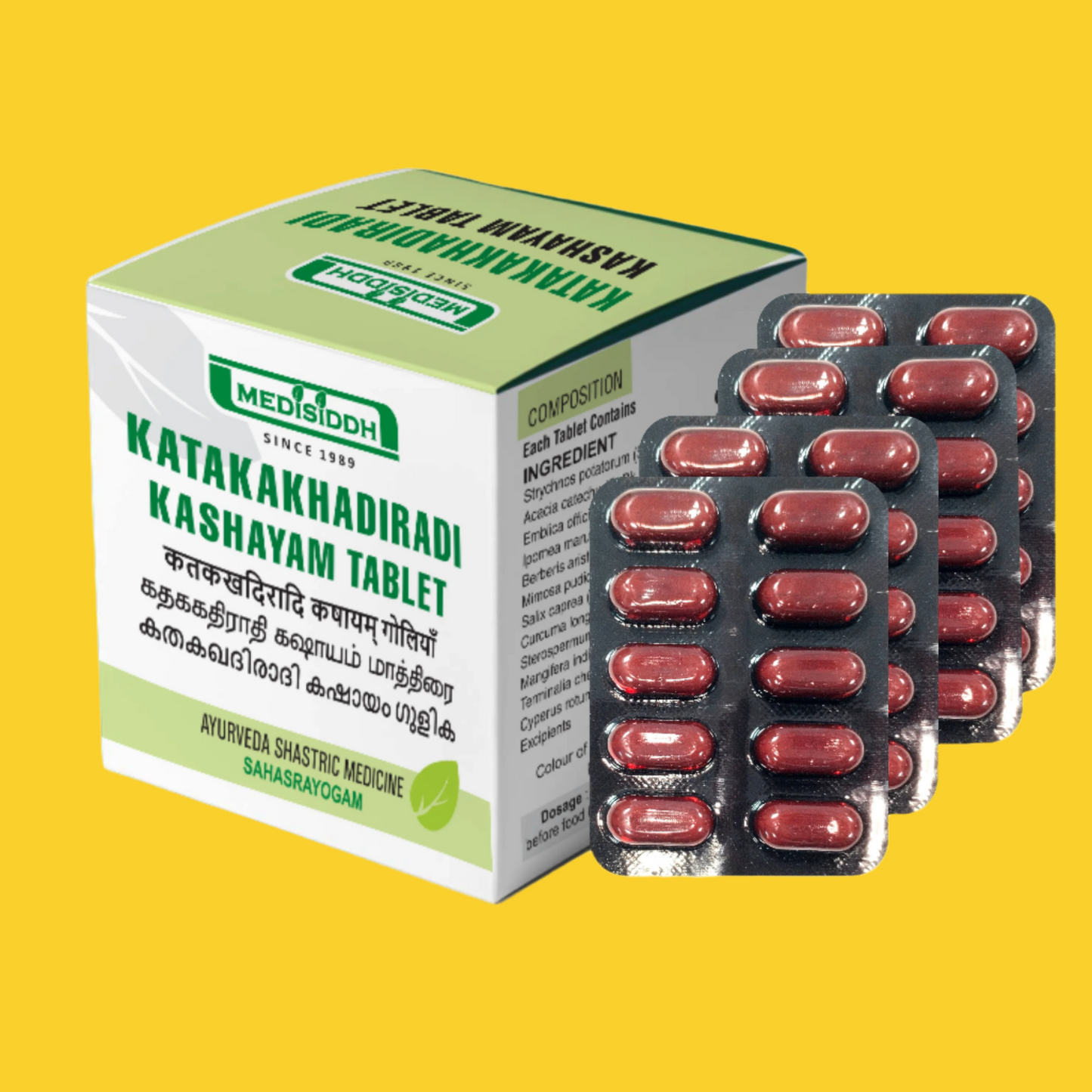 Katakakhadiradi Kashayam tablet