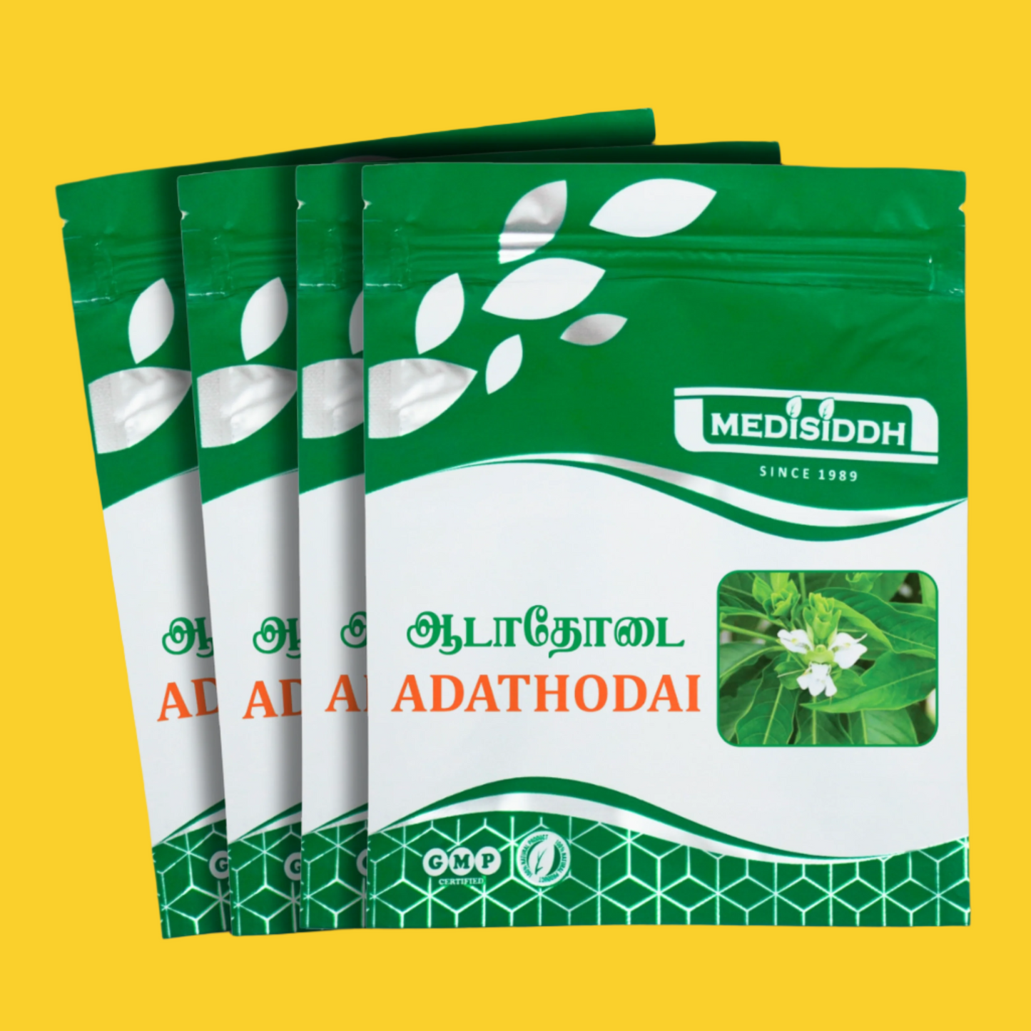 Adathodai Chooranam 50 Gm's pack of 4