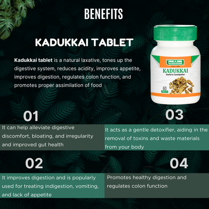 Kadukkai Tablet 60 No's