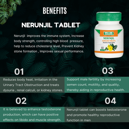 Nerunjil Gokshura Tablet 60 No's