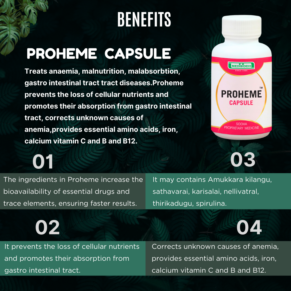 Proheme capsule 100 No's