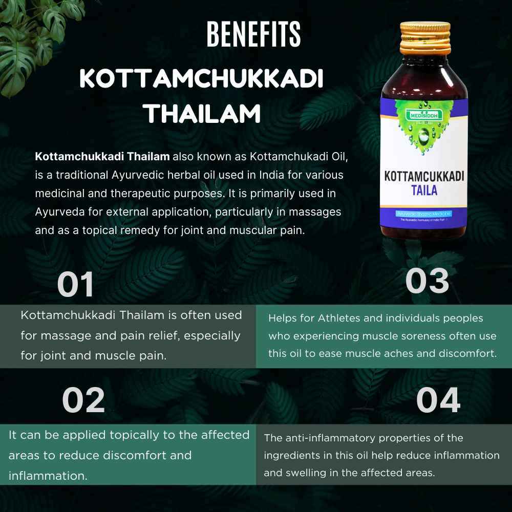 Kottamcukkadi Thailam 100 Ml