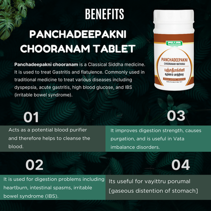 Panchadeepakni Chooranam Tablet