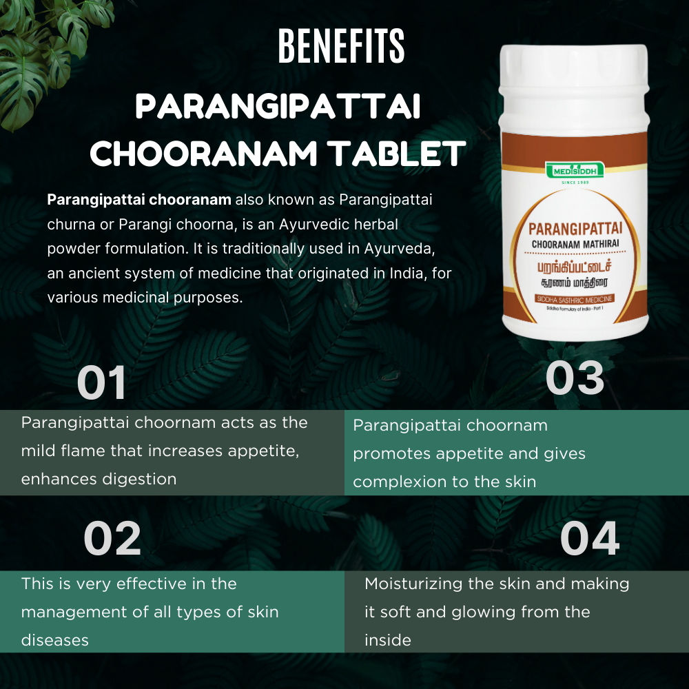 Parangipattai Chooranam Tablet