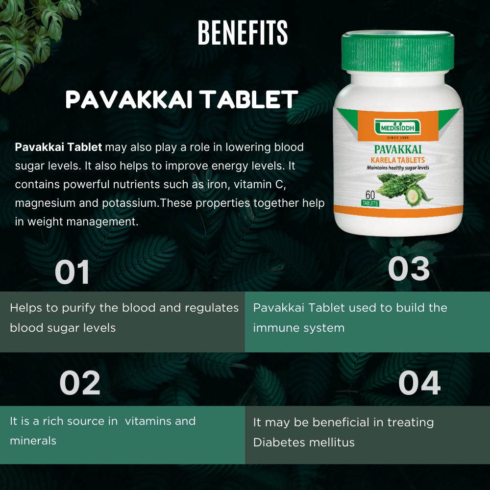 Pavakkai/karela Tablet 60 No's