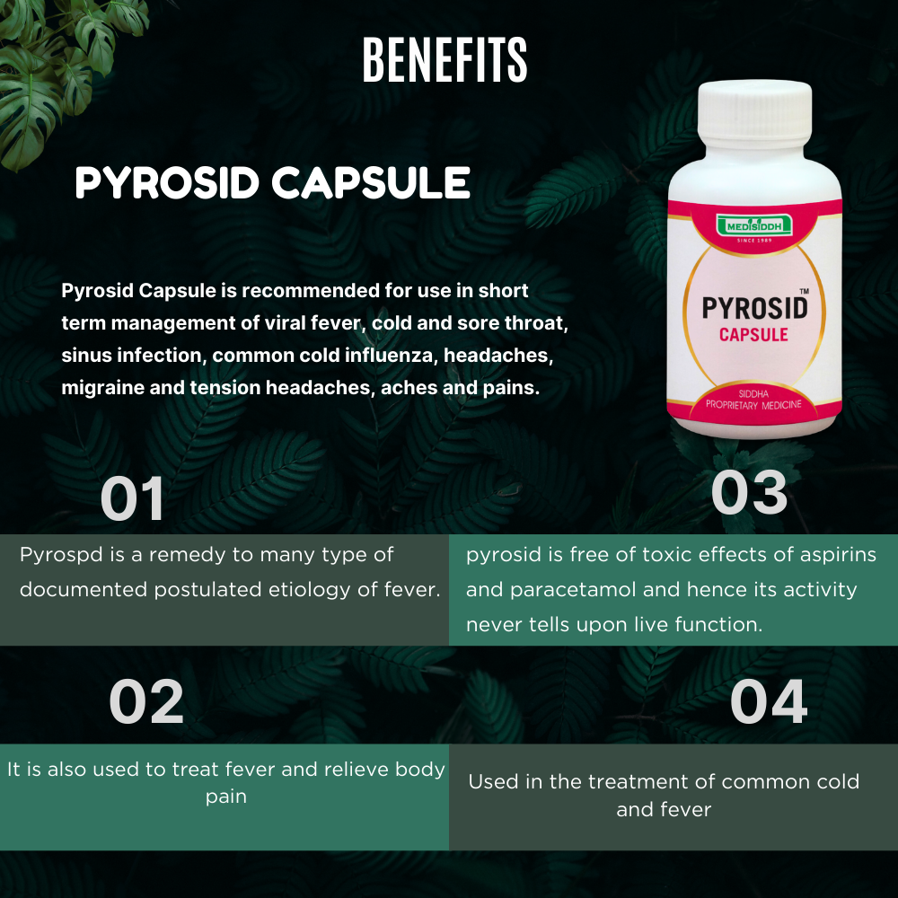 Pyrosid capsule 100 No's