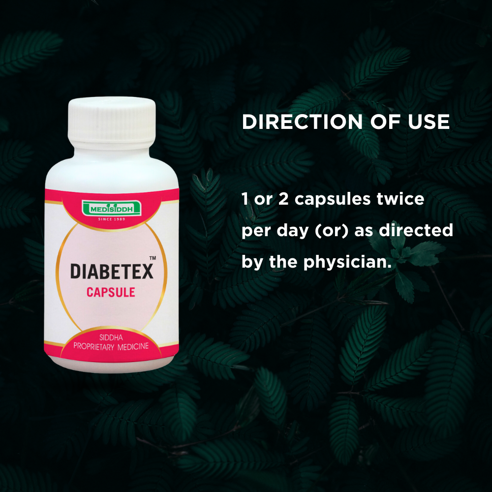 Diabetex Capsule 100 No's