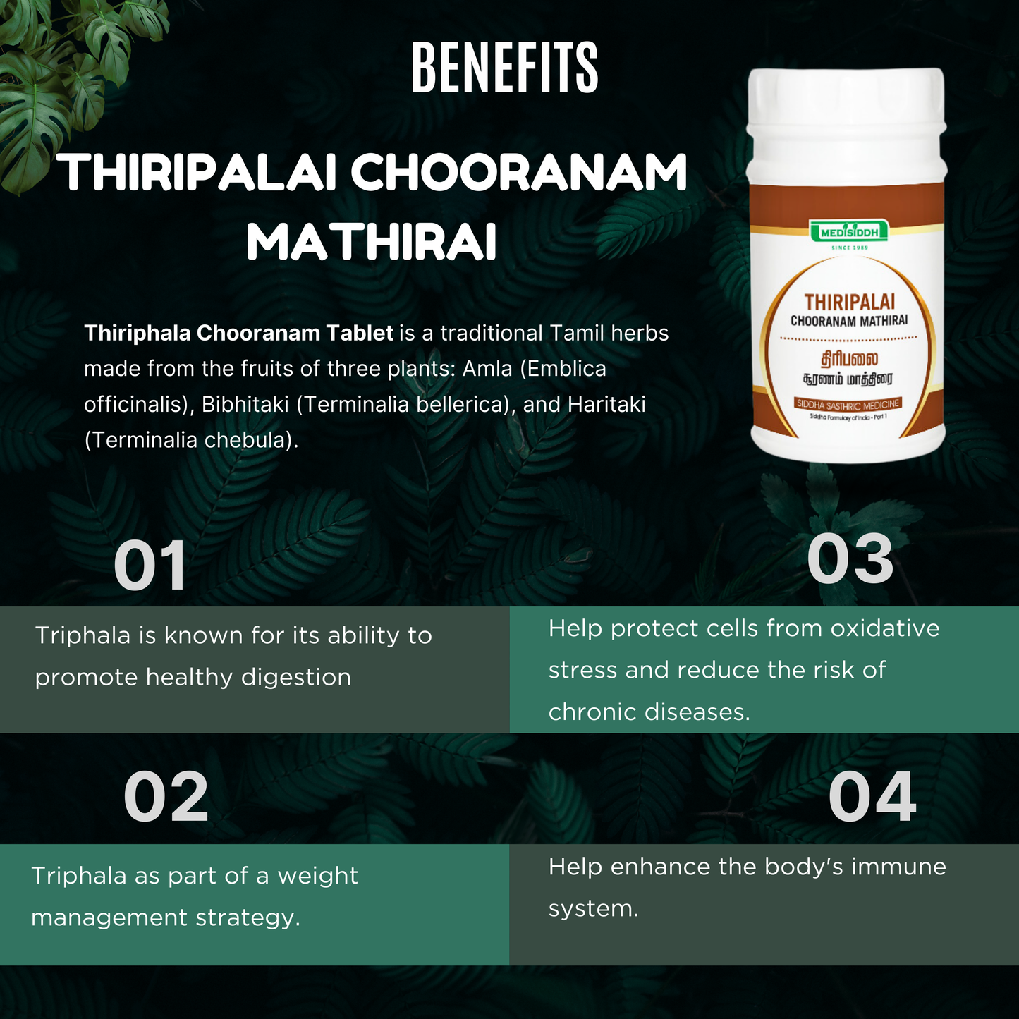 Thiripalai Chooranam Tablet