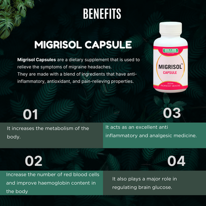 Migrisol capsule 100 No's